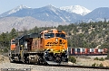 BNSF 7777 at MP 335 with Q-LACCIC3-17 at Cosnino AZon 18 April 2007